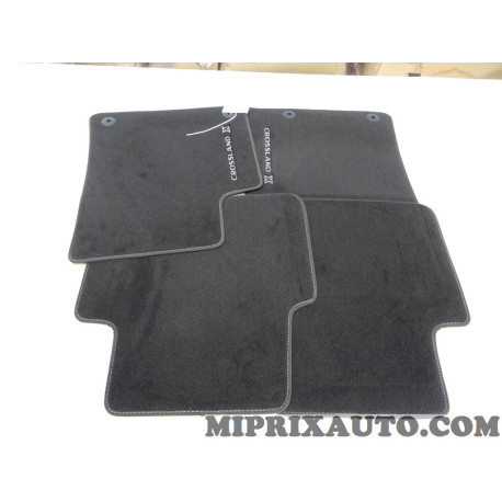 Jeu 4 tapis de sol sur mesure avant et arriere Opel Chevrolet original OEM 13476009 pour opel crossland X 