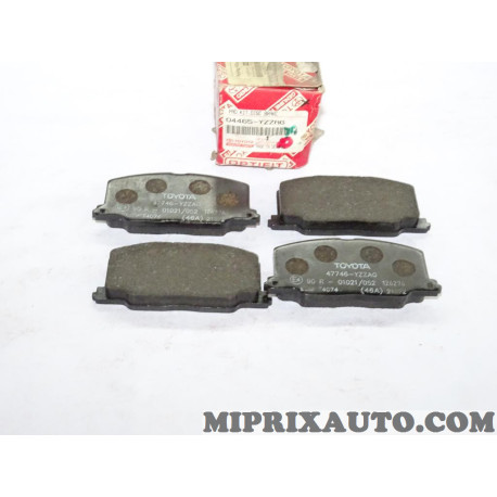 Jeu 4 plaquettes de frein Toyota Lexus original OEM 04465-YZZAG 04465YZZAG 