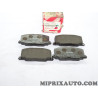 Jeu 4 plaquettes de frein Toyota Lexus original OEM 04465-YZZAG 04465YZZAG