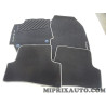 Jeu 4 tapis de sol sur mesure avant + arriere Hypnotic Renault Dacia original OEM&nbsp;8201575984