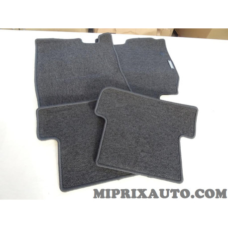 Jeu 4 tapis de sol sur mesure avant + arriere Renault Dacia original OEM&nbsp;7711426792 