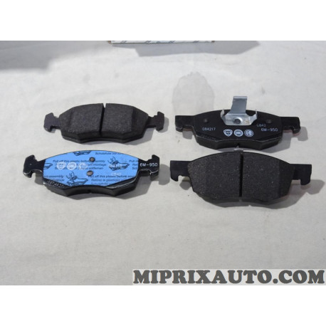 Jeu 4 plaquettes de frein Fiat Alfa Romeo Lancia original OEM&nbsp;77363496 