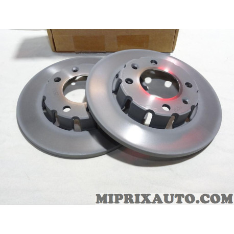 Jeu 2 disques de frein 249mm diametre Citroen Peugeot original OEM 1643574180 
