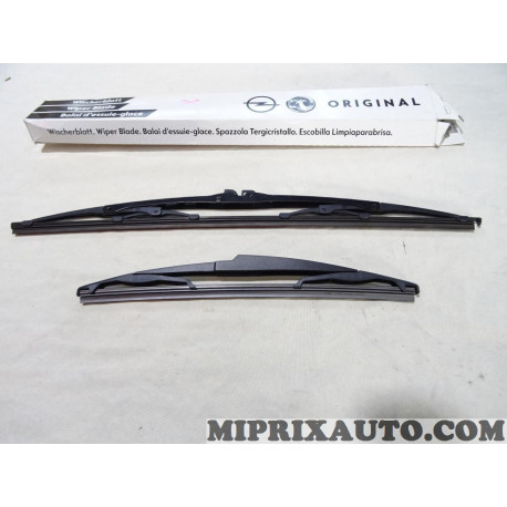 Jeu 2 balais essuie glace Opel Chevrolet original OEM 95516020 