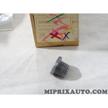 Bouchon de vidange Fiat Alfa Romeo Lancia original OEM 6000616071 