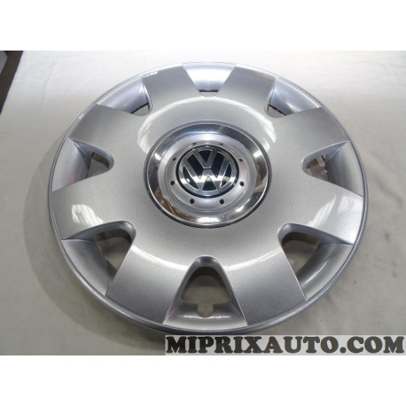 Enjoliveur de roue cache jante (rayures) Volkswagen Audi Skoda Seat original OEM&nbsp;1C0601147JMFX* 