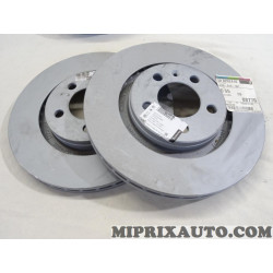 Jeu 2 disques de frein Volkswagen Audi Skoda Seat original OEM&nbsp;JZW615301 