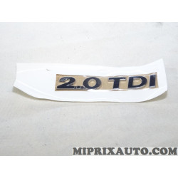 Logo motif embleme ecusson badge monogramme 2.0 TDI Volkswagen Audi Skoda Seat original OEM&nbsp;3G0853675A2ZZ 