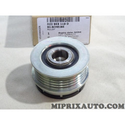 Poulie libre alternateur Volkswagen Audi Skoda Seat original OEM&nbsp;022903119D 