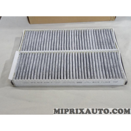 Jeu 2 filtres habitacle interieur Volkswagen Audi Skoda Seat original OEM&nbsp;4F0898438C 