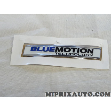Logo motif embleme ecusson badge monogramme Bluemotion technology Volkswagen Audi Skoda Seat original OEM&nbsp;3G9853675BCWB 