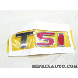 Logo motif embleme ecusson badge monogramme TSI Volkswagen Audi Skoda Seat original OEM&nbsp;5G0853675BJZQ 
