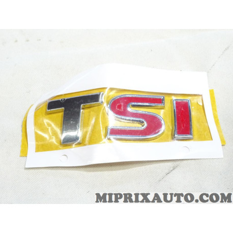 Logo motif embleme ecusson badge monogramme TSI Volkswagen Audi Skoda Seat original OEM&nbsp;5G0853675BJZQ 