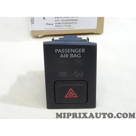Bouton warning feux de detresse Volkswagen Audi Skoda Seat original OEM&nbsp;5G1919225ARDW 