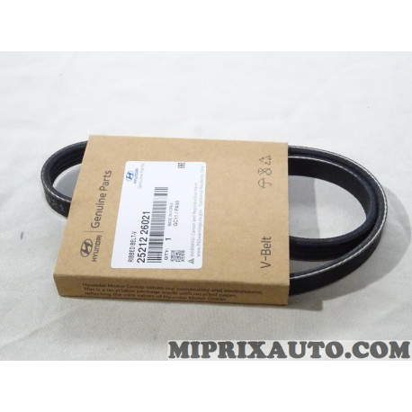 Courroie accessoire 4PK845 Hyundai Kia original OEM&nbsp;2521226021 S2521226021 