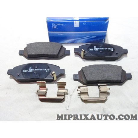Jeu 4 plaquettes de frein Opel Chevrolet original OEM&nbsp;42439338 