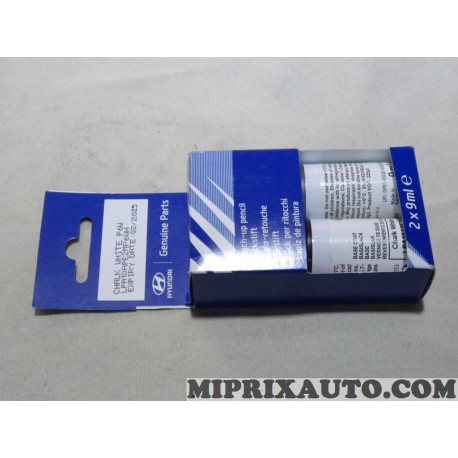 Stylo retouche peinture chalk white DLU 02/2025 sans reclamation Hyundai Kia original OEM&nbsp;LPA10APE2MP6WH 
