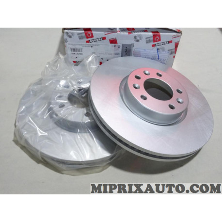 Jeu 2 disques de frein Ferodo Citroen Peugeot original OEM&nbsp;DDF2782C pour citroen jumpy 3 III opel zafira life vivaro C 