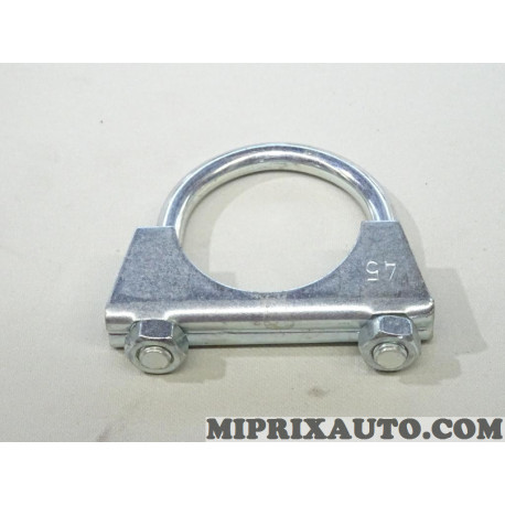 Collier fixation tuyau silencieux echappement 45mm Renault Dacia original OEM 7701405682 