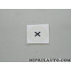 Pastille adhesive Renault Dacia original OEM 7705042056