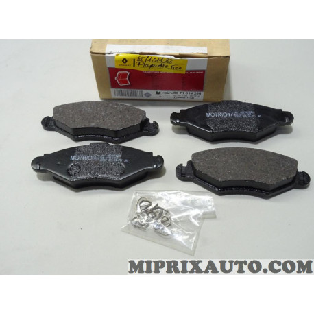 Jeu 4 plaquettes de frein Motrio Citroen Peugeot original OEM 8671014266 pour peugeot 206 