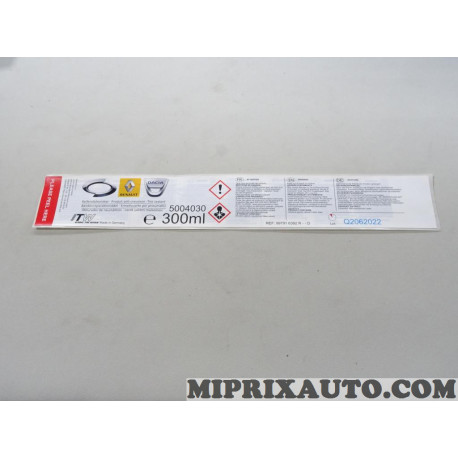 Etiquette bombe anti crevaison Renault Dacia original OEM 990799046R 