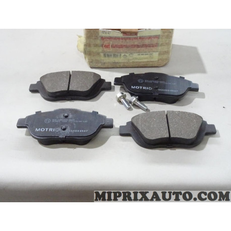 Jeu 4 plaquettes de frein Motrio Citroen Peugeot original OEM 8660004547 