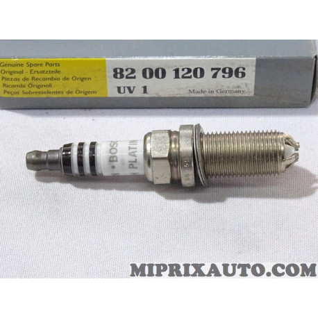 Lot 4 bougies allumage Renault Dacia original OEM 8200120796 
