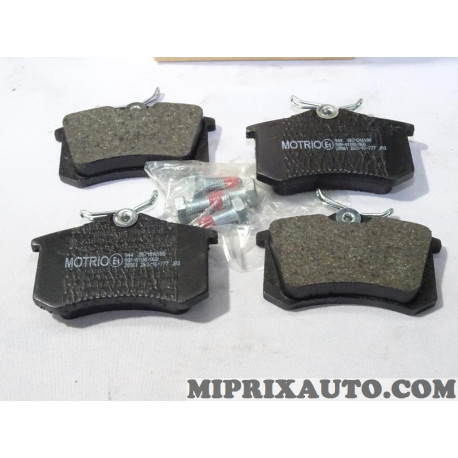 Jeu 4 plaquettes de frein Motrio Renault Dacia original OEM 8671016188 
