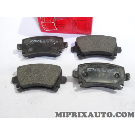 Jeu 4 plaquettes de frein arriere Motrio Volkswagen Audi Seat Skoda original OEM 8671016750 pour audi A3 A4 A6 TT skoda octavia 