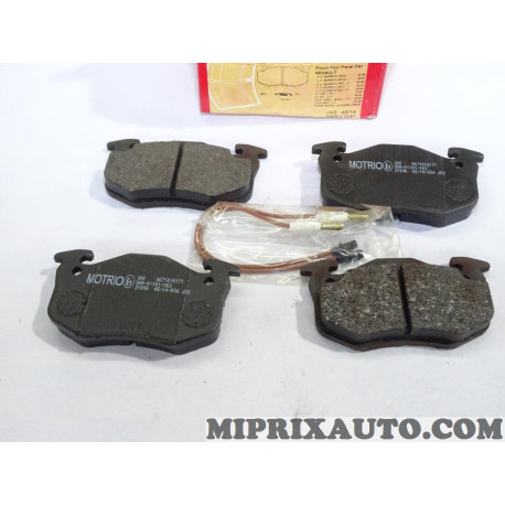 Jeu 4 plaquettes de frein avant Motrio Renault Dacia original OEM 8671016171 pour renault clio 1 express super 5 