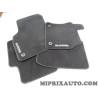 Jeu 4 tapis de sol sur mesure avant + arriere Volkswagen Audi Seat Skoda original OEM&nbsp;2D0919376A pour skoda superb