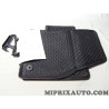 Jeu 2 tapis de sol sur mesure caoutchouc Volkswagen Audi Seat Skoda original OEM&nbsp;5QB06150282V pour volkswagen touran