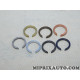 Kit 7 cerclips boite de vitesses Volkswagen Audi Seat Skoda original OEM&nbsp;085398008