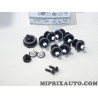 Kit agrafes attache de fixation Volkswagen Audi Seat Skoda original OEM 6Q0898243