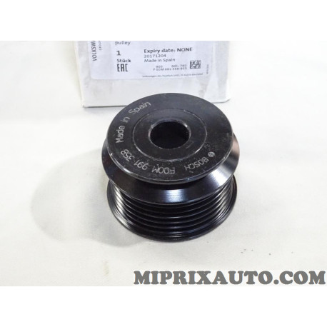 Poulie alternateur Volkswagen Audi Seat Skoda original OEM&nbsp;038903119B 