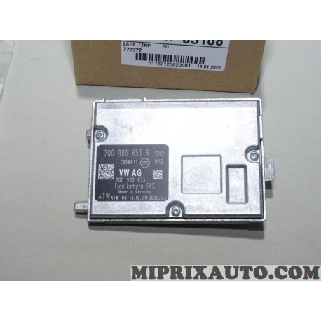 Camera frontal assistant conduite Volkswagen Audi Seat Skoda original OEM&nbsp;2Q0980653B pour audi A1 Q2 Q3 e-tron GT seat arona ibi