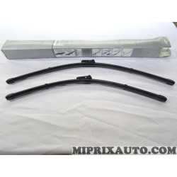 Jeu 2 balais essuie glace souple Volkswagen Audi Seat Skoda original OEM&nbsp;5N1998002 