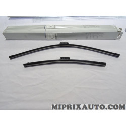 Jeu 2 balais essuie glace souple Volkswagen Audi Seat Skoda original OEM&nbsp;6R1998002 