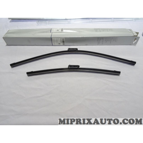 Jeu 2 balais essuie glace souple Volkswagen Audi Seat Skoda original OEM&nbsp;6R1998002 