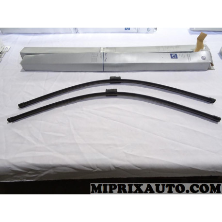 Jeu 2 balais essuie glace souple Volkswagen Audi Seat Skoda original OEM&nbsp;7M3998002A 