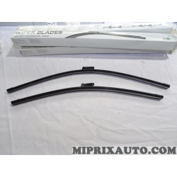 Jeu 2 balais essuie glace souple Volkswagen Audi Seat Skoda original OEM&nbsp;566998001 