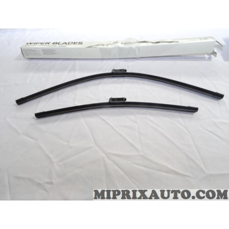 Jeu 2 balais essuie glace souple Volkswagen Audi Seat Skoda original OEM&nbsp;57B998001 