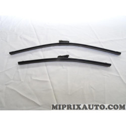 Jeu 2 balais essuie glace souple Volkswagen Audi Seat Skoda original OEM&nbsp;5E1998001 