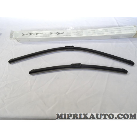 Jeu 2 balais essuie glace souple Volkswagen Audi Seat Skoda original OEM&nbsp;3V1998001 