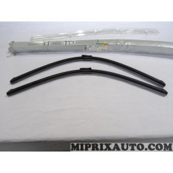 Jeu 2 balais essuie glace souple Volkswagen Audi Seat Skoda original OEM&nbsp;7C1998002A 