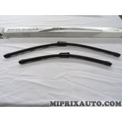 Jeu 2 balais essuie glace souple Volkswagen Audi Seat Skoda original OEM&nbsp;5E4998001 