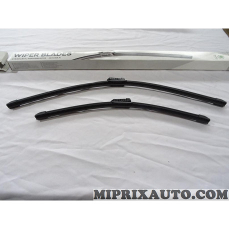Jeu 2 balais essuie glace souple Volkswagen Audi Seat Skoda original OEM&nbsp;5E4998001 