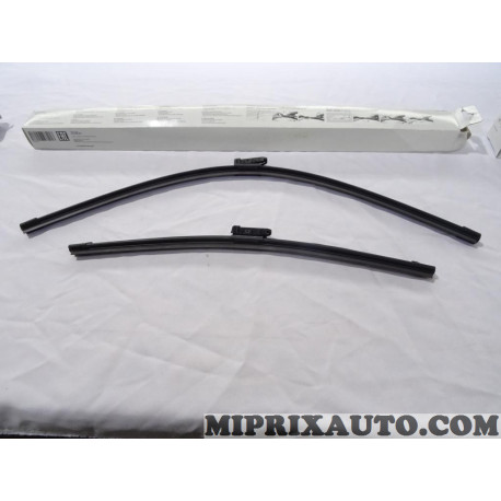 Jeu 2 balais essuie glace souple Volkswagen Audi Seat Skoda original OEM&nbsp;57B998001 