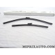 Jeu 2 balais essuie glace souple Volkswagen Audi Seat Skoda original OEM&nbsp;1SL998002